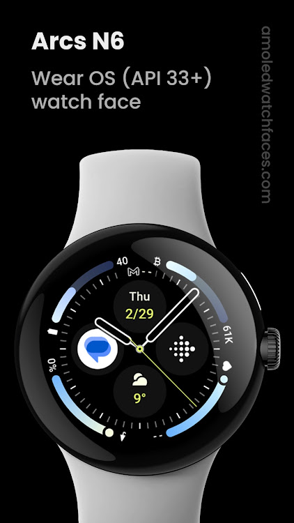 Arcs N6: WFF watch face - 1.1.2 - (Android)