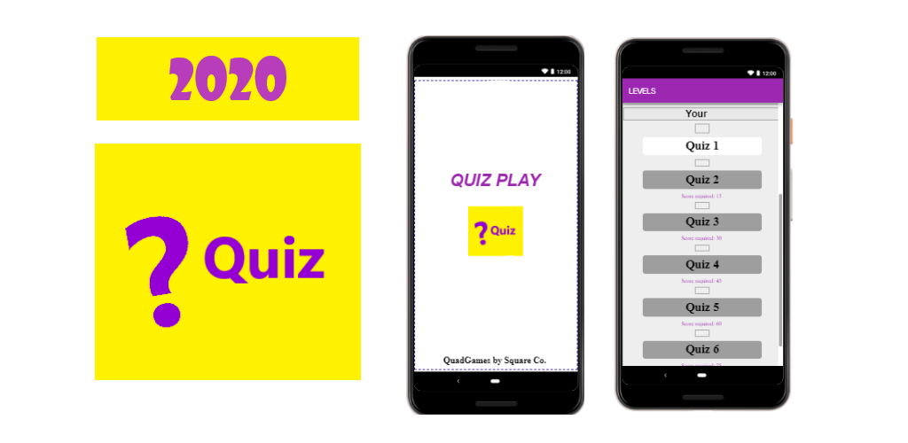 Quiz app. Бланки для игры в квиз. Quiz co