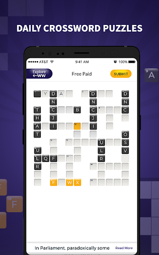 Wealth Words - Crossword Puzzle Game  Screenshots 1
