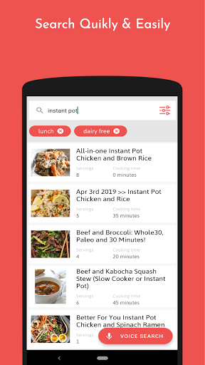 Pressure Cooker Recipes & Cook Screen 2