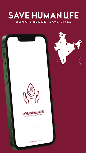 Android application Save Human Life Blood Donation screenshort