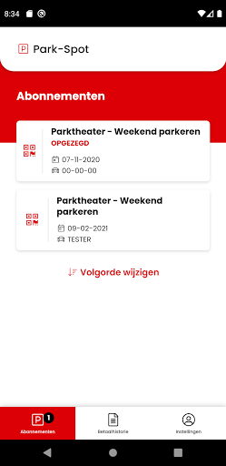 Park-Spot Screen 2