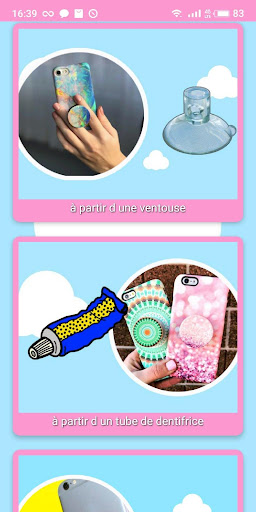 Aperçu de l'application