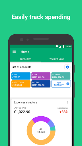 Wallet: Personal Finance, Budget & Expense Tracker  screenshots 1