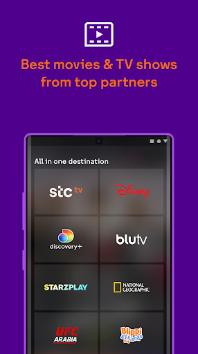 Screenshot of stc tv