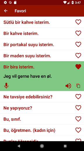 Danca öğrenin ekran görüntüsü