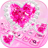 Sparkling Diamond Love Keyboard Theme icon