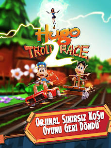 Hileli Hugo Troll Race 2  The Daring Rail Rush APK İndir 1