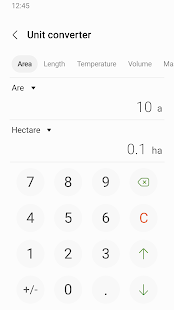 Samsung Calculator Screenshot