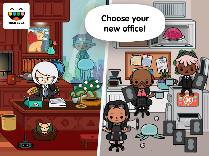 Toca Life: Office 1.5 APK + Mod (Unlimited money) إلى عن على ذكري المظهر