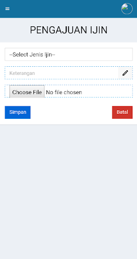 Android application Presensi SMKN 1 NGABLAK screenshort