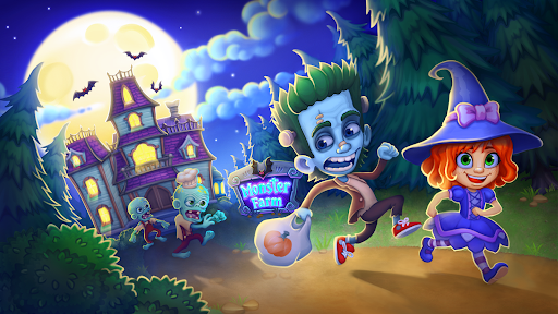 Halloween Farm Monster Family