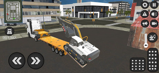 Truck Excavator Simulator apkmartins screenshots 1