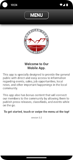 Android application American Fork Area Chamber screenshort