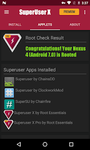 Superuser X Pro [Root] Tangkapan layar
