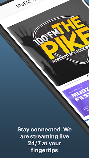 Android application 100FM The Pike screenshort