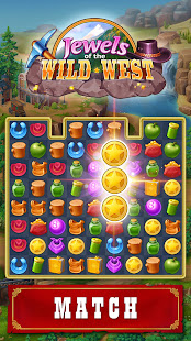 Jewels of the Wild Westu30fbMatch 3 Gems. Puzzle game 1.17.1700 APK screenshots 1