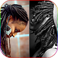 Black Woman Dreadlocks Hairstyle