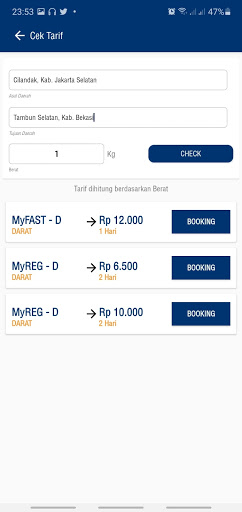 My Kurir Screen 3