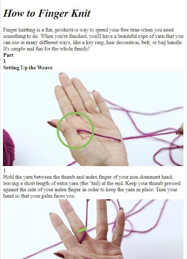 Circular Knitting Tutorials Screen 3