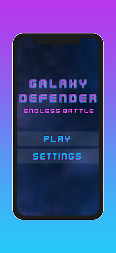 Android application Galaxy Defender Endless Battle screenshort