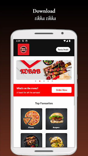 Android application Tikka Tikka Cumbernauld screenshort