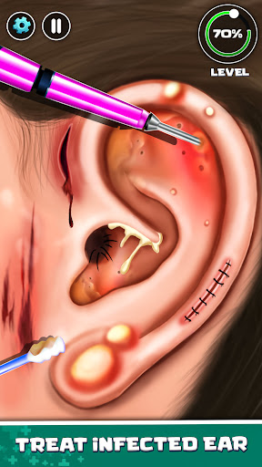 Android application ENT Doctor Games: Clinic Games screenshort
