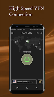 CAFE VPN - Fast Secure VPN App 1.0.7 APK screenshots 1