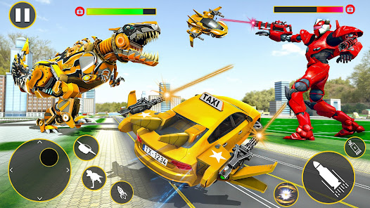 Flying Taxi Robot Transform 3D  screenshots 8