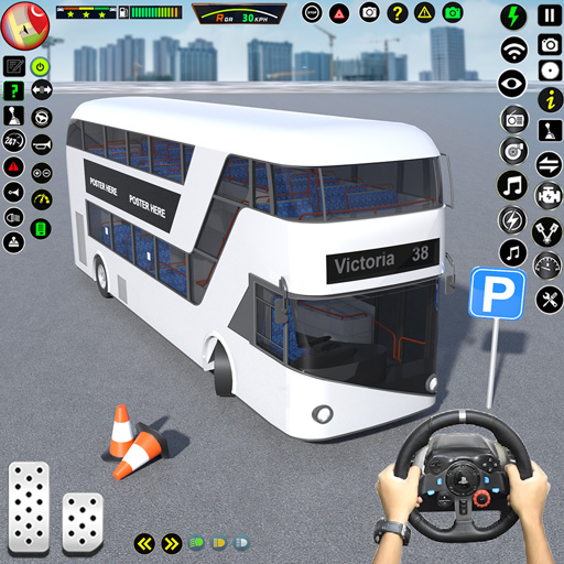 Parking Simulator 3D Bus Games logo
