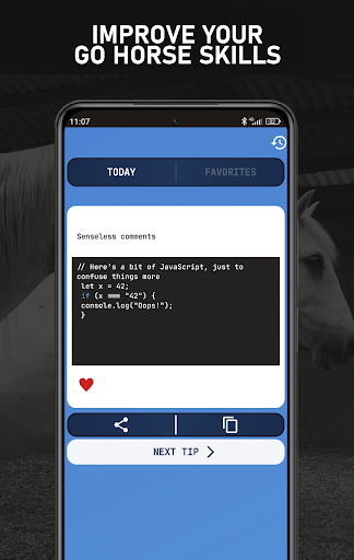 Android application Go horse: Tips and Tricks screenshort