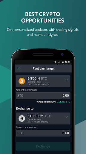 XCOEX: Cryptocurrency Wallet Screen 3