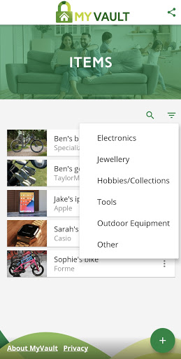 MyVault by Neighbourhood Watch Screen 2