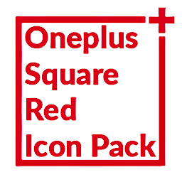 Icon image Square Red Icon Pack Oneplus S