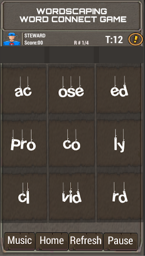 Android application Wordscaping screenshort