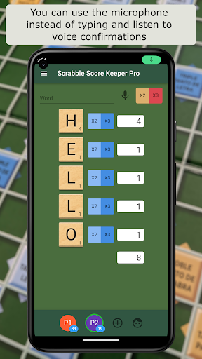 Scrabble Score Keeper Pro Screen 2