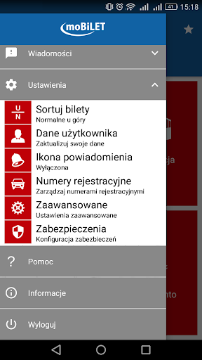 moBILET Screen 2