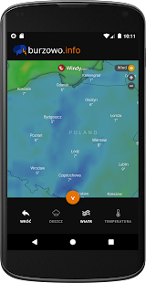 Burzowo.info - Mapa burzowa Screenshot