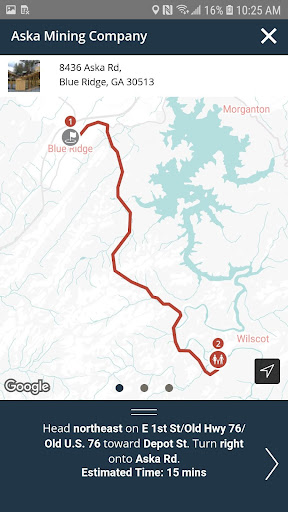 Screenshot of Visit Blue Ridge GA!