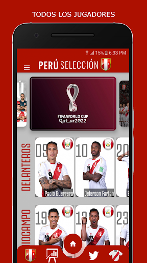 Android application Perú | Selección de Futbol screenshort