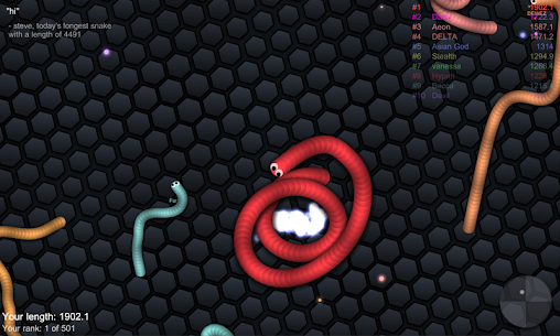 Slither.io Mod Apk (unlimited Life) 5