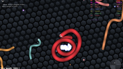 slither.io Mod APK 2.3.1 [Unlimited Health, No death] Gallery 4