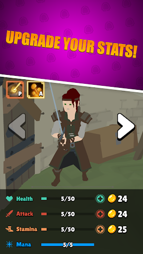 Lazy Knight: Endless Tower Run Screen 2