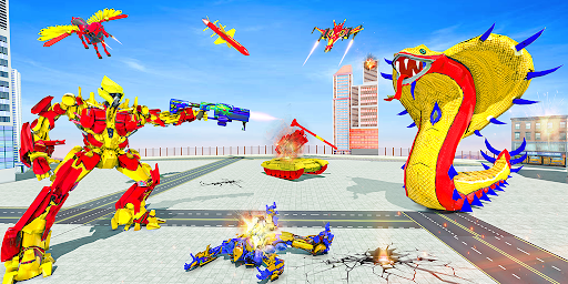 Robot Snake Car Transformation