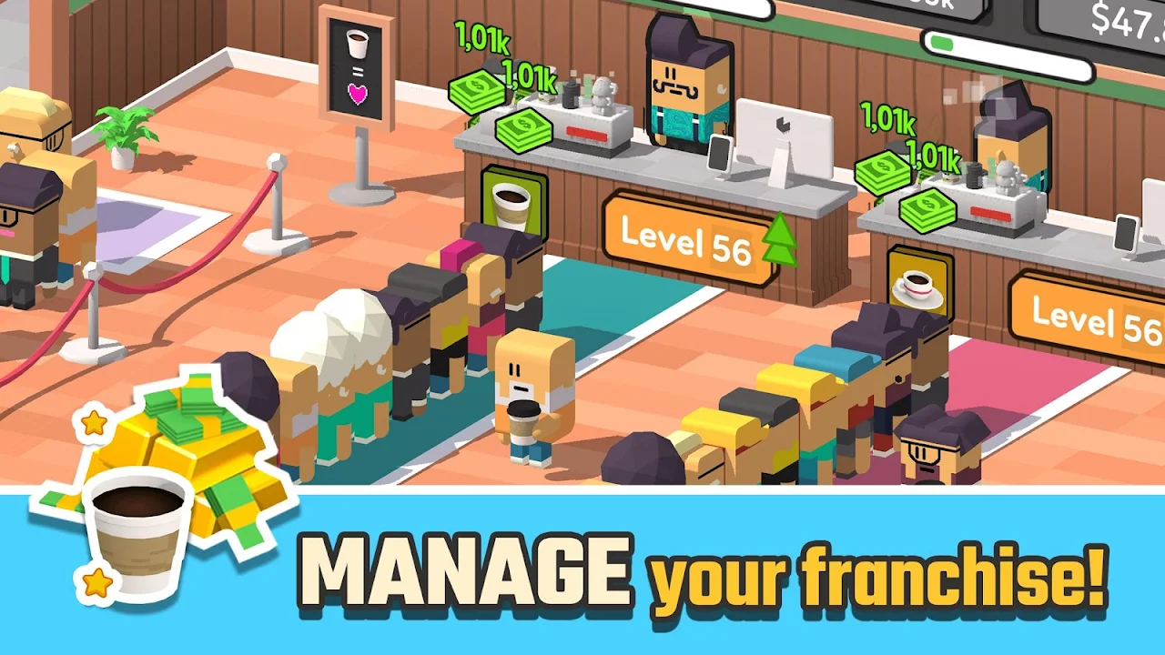 Download Idle Coffee Corp (MOD Unlimited Coins)