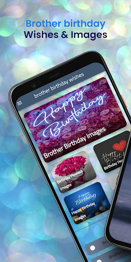 Android application brother birthday wishes screenshort