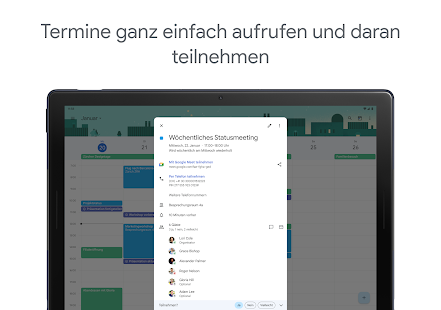 Google Kalender Screenshot
