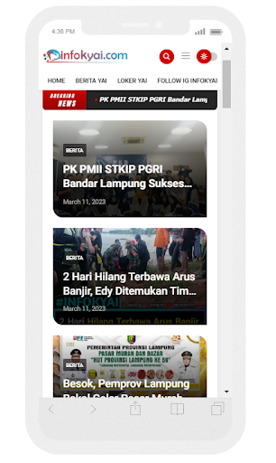 Android application infokyai screenshort