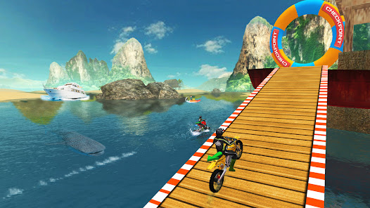 Surfer Bike Racing Game 3D screenshots 3