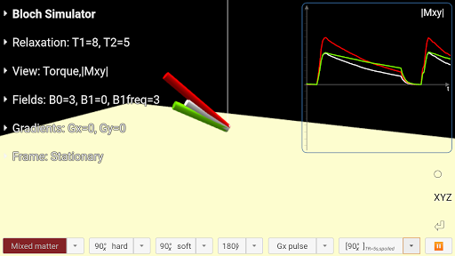 Android application Bloch Simulator screenshort